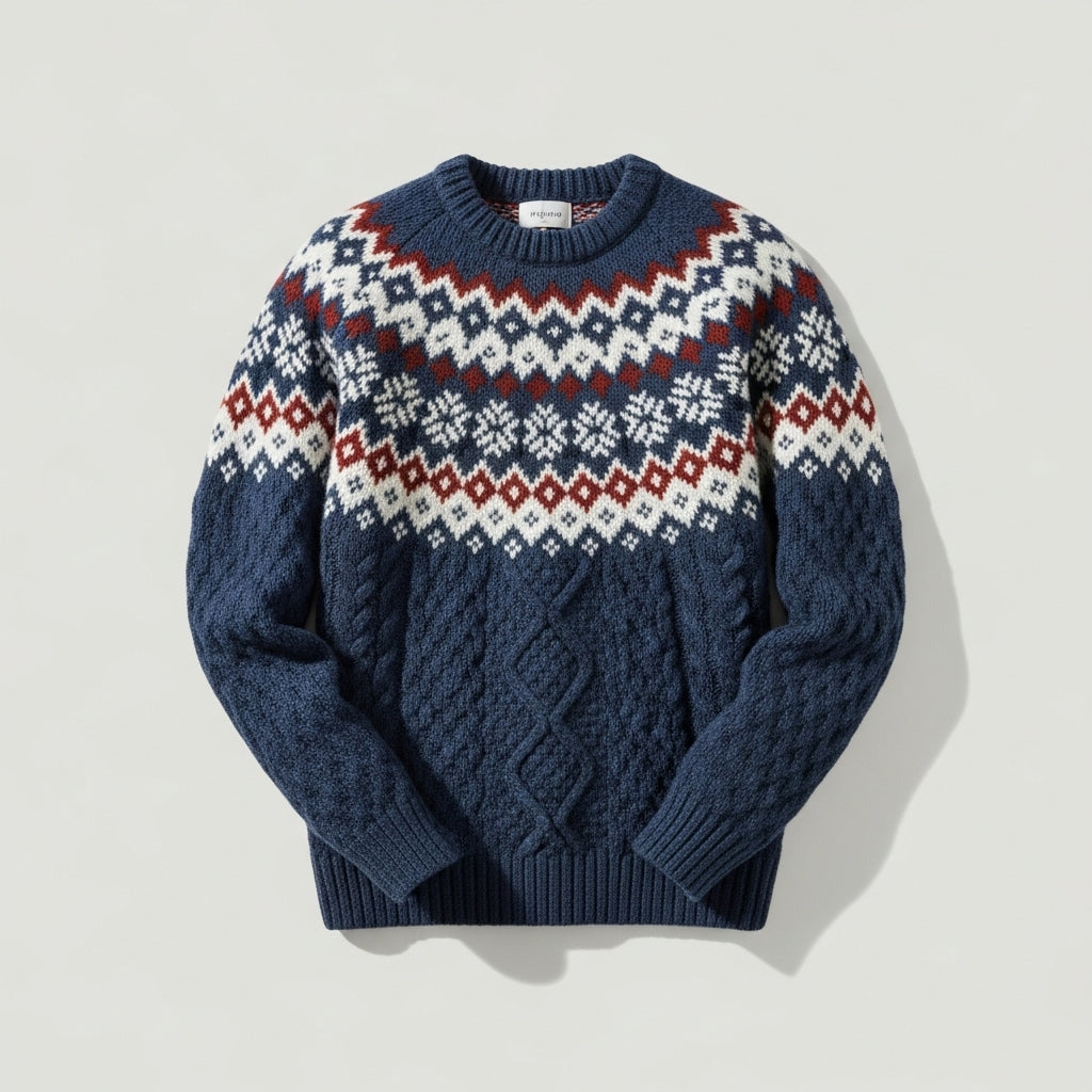 Patterned Winter Sweater