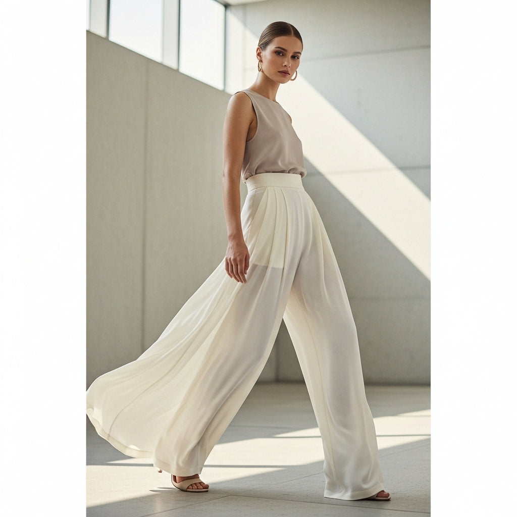 MetroLine Wide-Leg Pants