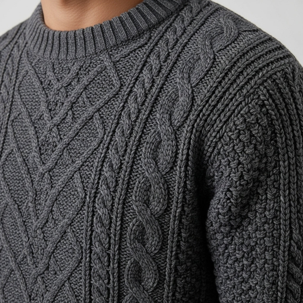 Textured Knit Sweater