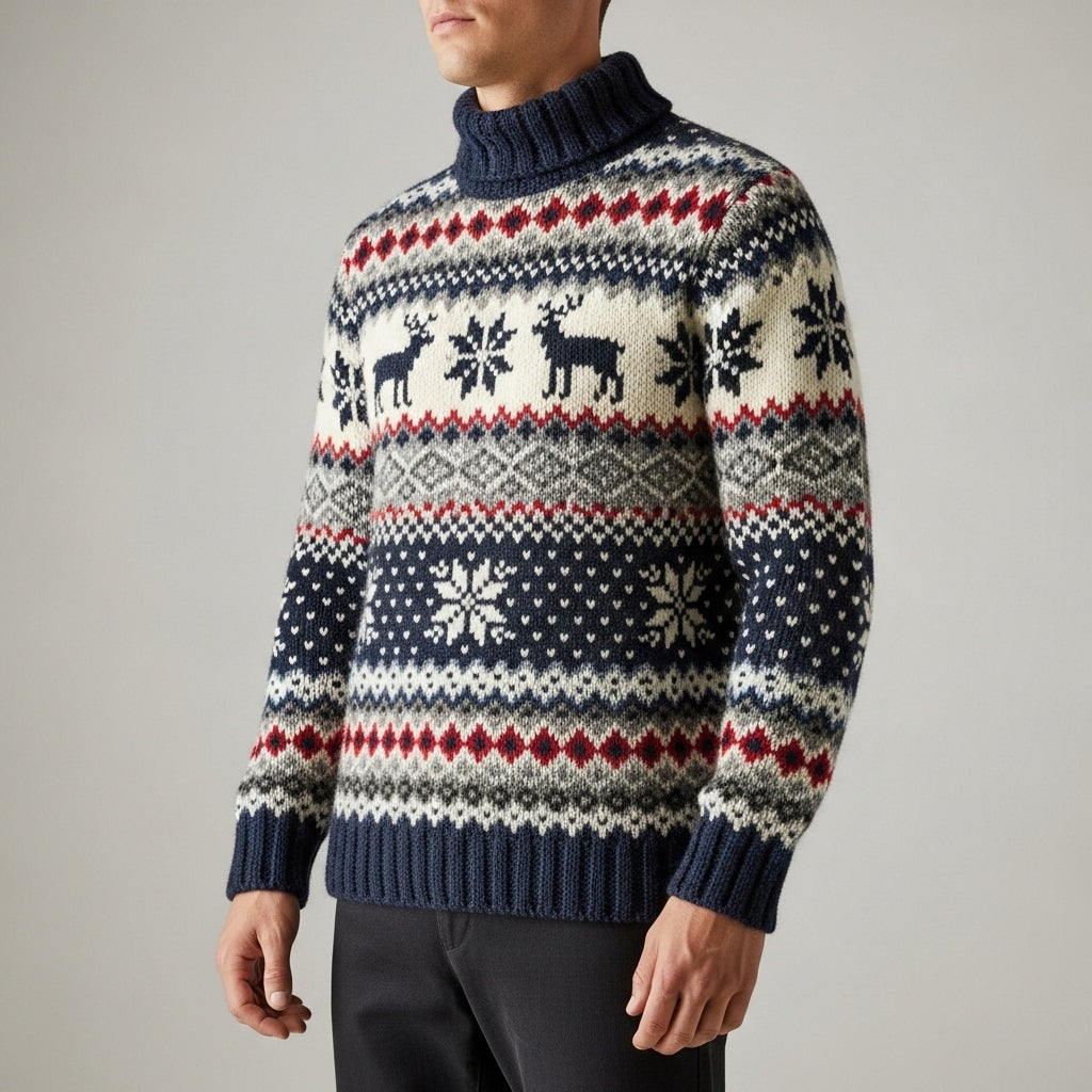 Patterned Winter Sweater